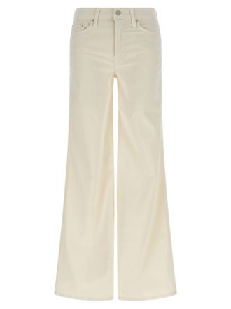 Mother Mother blue Cotton Fla Womens Pants