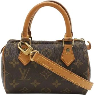 Louis Vuitton Pre-owned Mini Bags, female, Brown, Size: ONE SIZE Pre-owned Mini Speedy Pouch