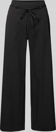 M.A.C Straight Leg Stoffhose mit verk&uuml;rztem Schnitt Modell CHiara in Black, Gr&ouml;&szlig;e 34