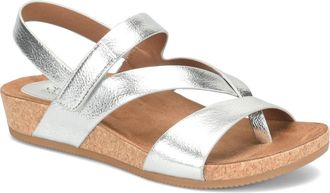 S&ouml;fft Gannon Sandal in Silver at Nordstrom Rack, Size 7.5