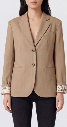 Liu Jo Blazer monopetto in misto viscosa con collo a revers