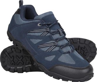 Mountain Warehouse Outdoor III Su&egrave;de wandelschoenen voor heren (Donkerblauw)