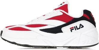 Fila Lage Herenschoen in Wit/Marine/Rood - Heren - Sneakers - Veelkleurig - 40 EU - Schoenen