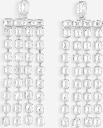 H&M Lange Strassohrringe - Silber