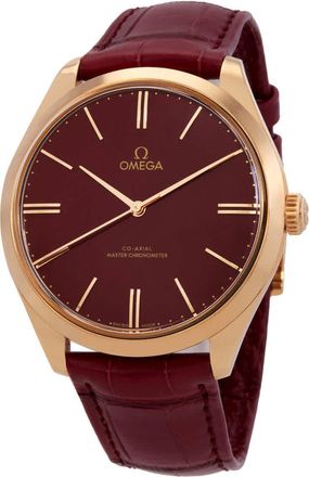 Omega 125th Anniversary Edition De Ville Tresor Automatic Red Dial Watch 435.53.40.21.11.001