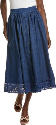 Elie Tahari The Laylee Denim Skirt