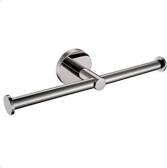 OEM Portarrollos De Papel Higi&eacute;nico Doble Cromado, Soporte De Pared Para Papel Higi&eacute;nico, Dispensador De Papel Higi&eacute;nico Moderno 2 En 1 De Acero Inoxidabl