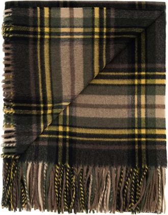 Saint Laurent Womens Etole Scarf Black Cashmere Wool