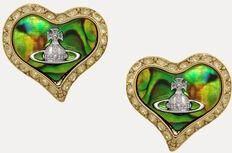 Vivienne Westwood Petra Earrings Gold-platinum-peridot-mop-jonquil Gold-platinum-peridot-mop-jonquil Women