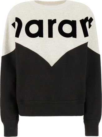 Isabel Marant Stijlvolle Sweatshirt voor Vrouwen - Dames - Sweatshirts - Zwart - S - Katoen - Hoodies & sweatvesten