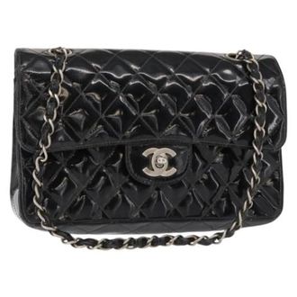 Chanel Pre-owned Schoudertas - Dames - Pre-owned - Zwart - Maat: ONE Size Leer