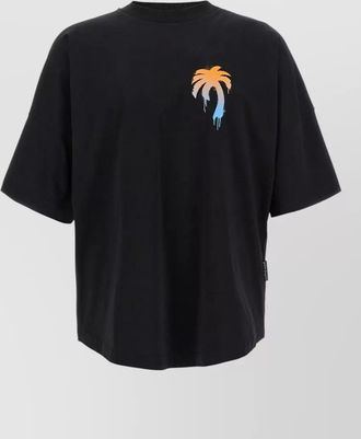 Palm Angels cotton oversized printed t-shirt