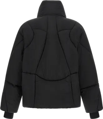 Thom Krom Geometric Quilted Down Jacket - Black