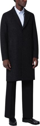 Harris Wharf London Jassen, Heren, Grijs, XL, Single-Breasted Coats