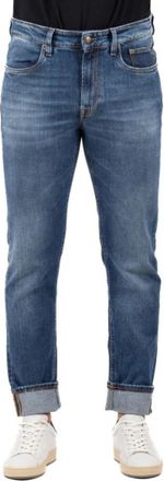 Siviglia Palazzo Jeans - Heren - Slim Fit Jeans - Blauw - W38 - Denim - Jeans