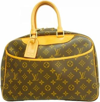 Louis Vuitton Pre-owned Handbags, female, Brown, Size: ONE SIZE Pre-owned Deauville Handbag