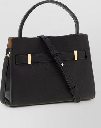 Tory Burch lee radziwill petite shearling clutch bag