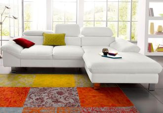 Cotta Ecksofa »Driver L-Form« mit Kopfteilverstellung, wahlweise mit Bettfunktion & Bettkasten