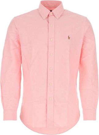 Polo Ralph Lauren Oxford Button-Down Shirt - Heren - Casual Overhemden - Roze - L - Katoen - Overhemden