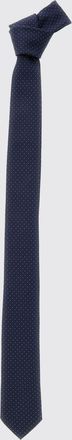 Emporio Armani Cravatta in pura seta con fantasia a pois a contrasto