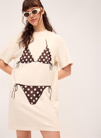 Twik Womens Graphic print T-shirt dress