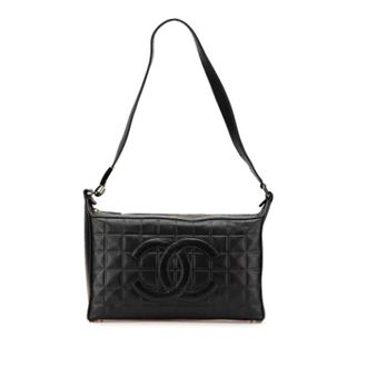 Chanel Pre-owned Shoulder Bags, female, Black, Size: ONE SIZE Pre-owned Leather Shoulder Bag