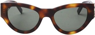 Saint Laurent SL M94 Zonnebril - Dames - Zonnebrillen - Bruin - 53 MM - Nylon - Accessoires