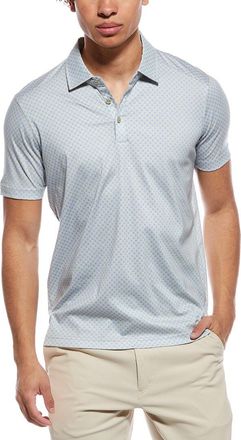 Raffi Mini Geo Print Polo Shirt