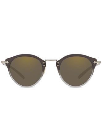 Oliver Peoples Occhiali da sole tondi - Grigio