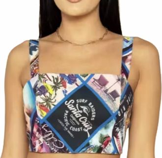 Shore Leave The Back Crop In Multi Color