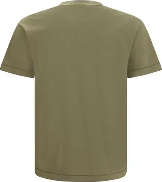 Stone Island Mens Bicolor Cotton T-Shirt