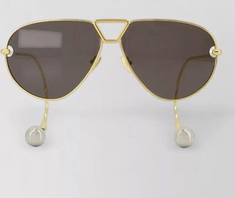 Bottega Veneta metal sunglasses