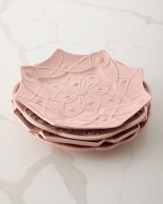 Juliska Jardins Du Monde Assorted Dessert/Salad Plates, Set of 4