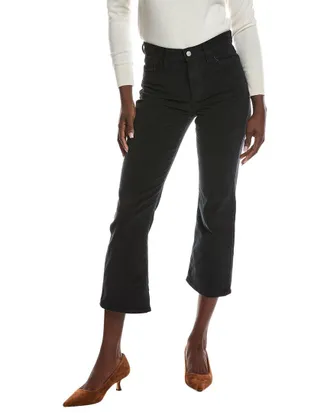 Joe's Corduroy High Rise Black Rise Crop Bootcut Jean