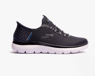 Skechers SUMMITS - HIGH RANGE Mens Bungee Lace Trainers Black - Size UK 11