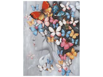 Schubiger M&ouml;bel Bild Sch&ouml;nheit mit Schmetterlingsper&uuml;cke