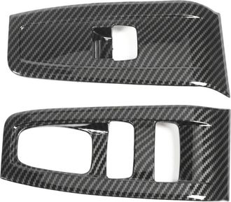 OEM Juego De 2 Piezas De Embellecedores De Fibra De Carbono Para El Panel De Interruptores De Las Ventanas, Compatibles Con Zn8, Zd8, Brz Y Gr86 (modelos 
