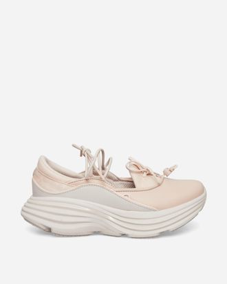 Hoka One One Bondi Mary Jane Sneakers Beech Wood / Stucco