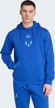 adidas adidas Performance - Messi - Felpa blu reale con cappuccio