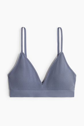 H&M Gepolsterter Soft-BH Seamless - Blue