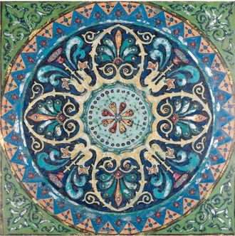 Schubiger M&ouml;bel Bild Orientalische Blume