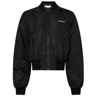 Off-white Off-white Diag Bomber Zwart