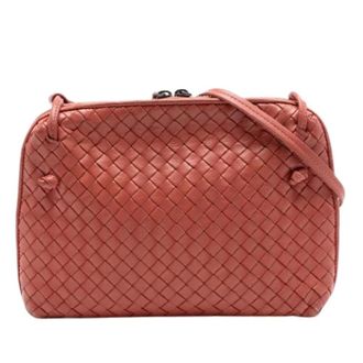 Bottega Veneta Pre-owned Cross Body Bags, female, Red, Size: ONE SIZE Pre-owned The Nodini Crossbody Bag