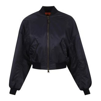 Balenciaga Round Bomber - male - Balenciaga - Bomber Jackets - Blue - S - Jackets