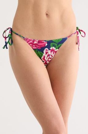 Maaji Sunning Reversible Side Tie Bikini Bottoms in Blue at Nordstrom Rack, Size Medium