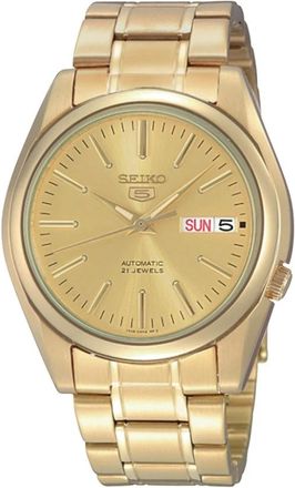 Seiko Accessoires, Heren, Geel, ONE Size, Modern Goud Sport Automatisch Horloge
