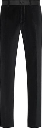 Philipp Plein Velvet Avondpantalon - Heren - Slim Fit Broeken - Zwart - S - Katoen - Broeken