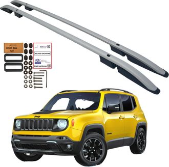 OEM Barre Portatutto Per Jeep Renegade Suv 2014 - Alluminio Resistente E Robusto