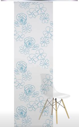 Liedeco Schiebegardine Klettband 1 Stk. tlg. HxB: 245x60, ohne Paneelwagen