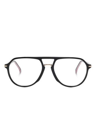 Carrera pilot-frame glasses - unisex - Acetate - 55 - Black